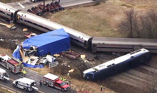 Train Truck Crash