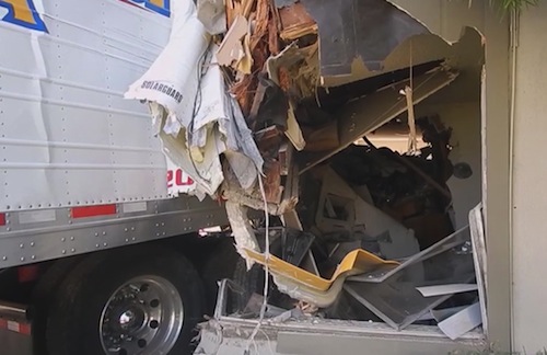 family unit destroyed by big rig
