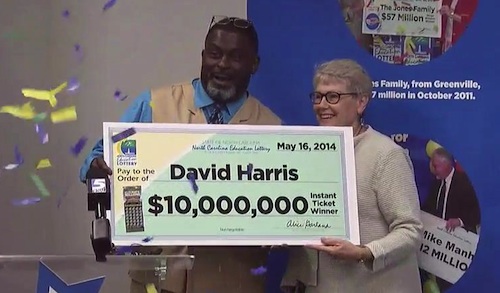 truck driver David Harris wins lottery